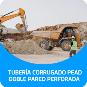 TUBERÍA CORRUGADO PEAD DOBLE PARED PERFORADA